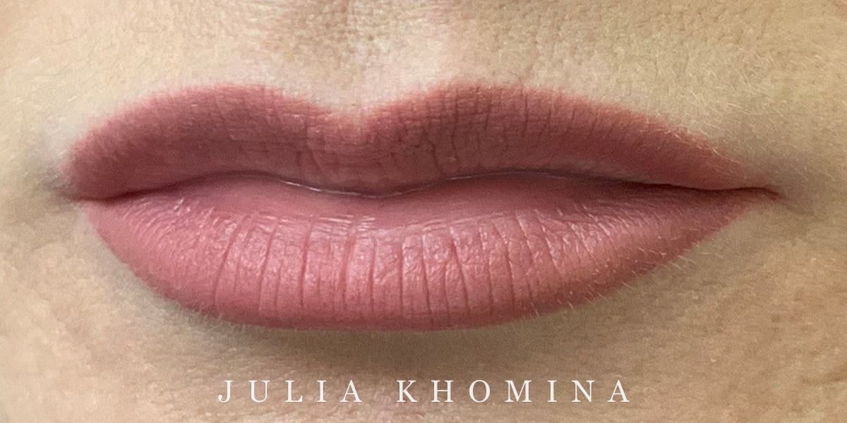 Maquillage permanent des lèvres — résultat